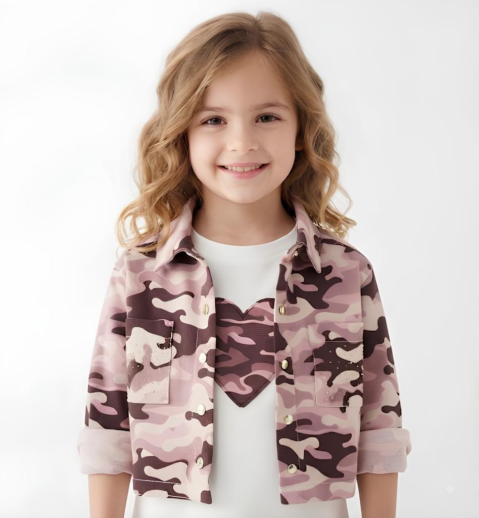 SARABANDA CAMICIA/GIACCA BAMBINA. COTONE.