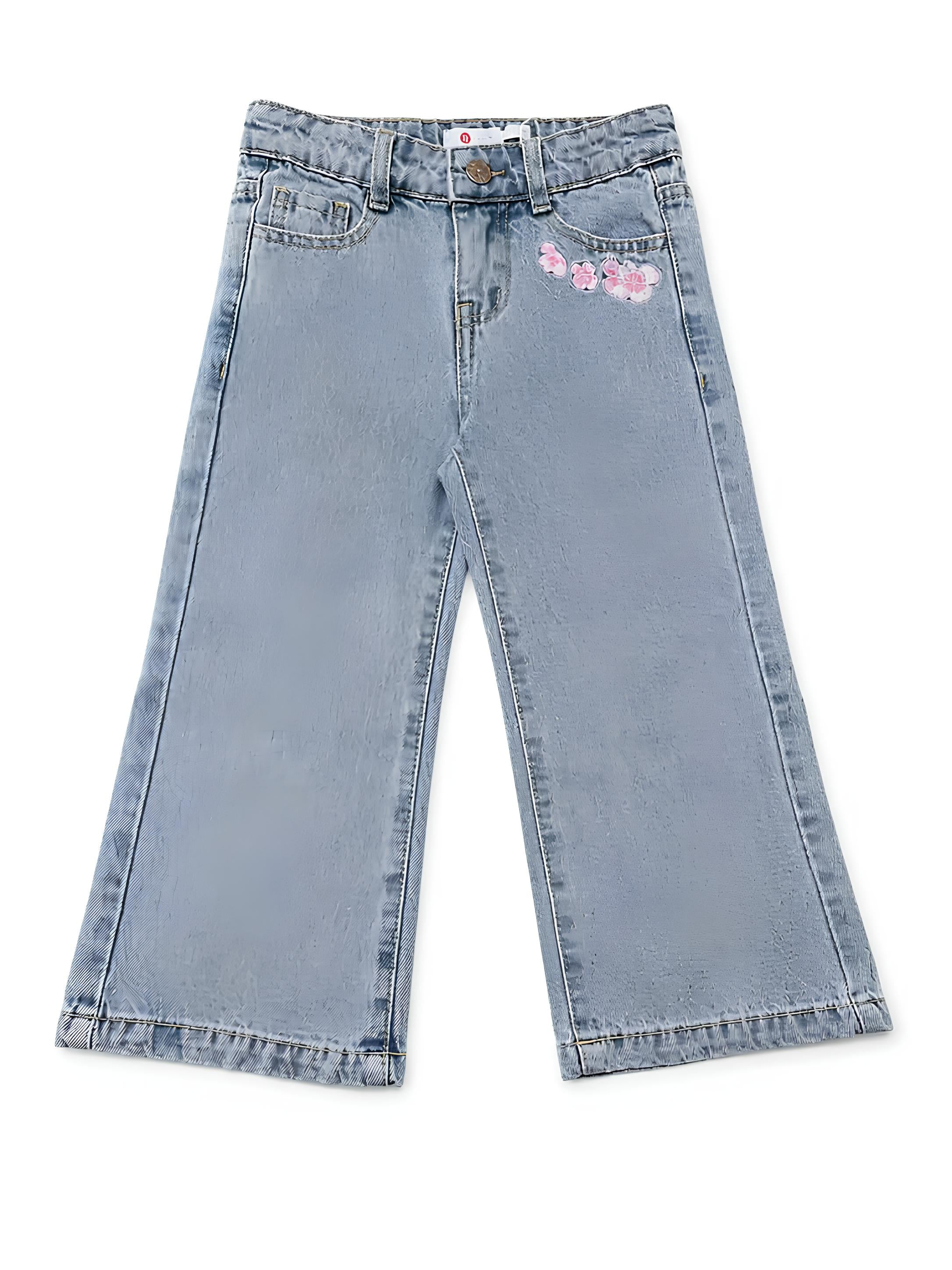 YOURS JEANS A PALAZZO BIMBA. COTONE.