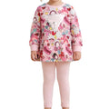 COMPLETO BIMBA 2 PZ. COTONE GARZATO.
