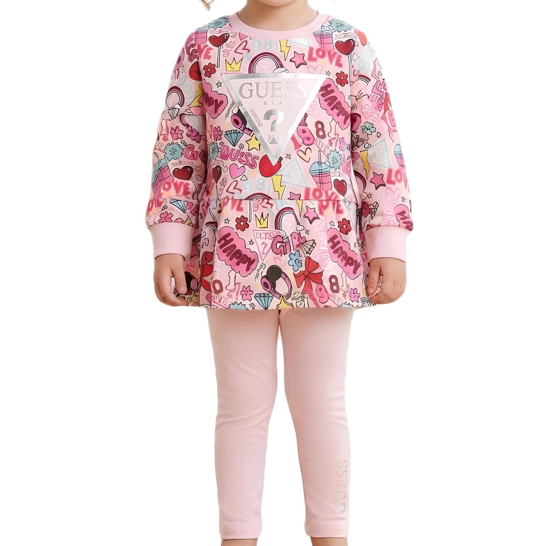 COMPLETO BIMBA 2 PZ. COTONE GARZATO.