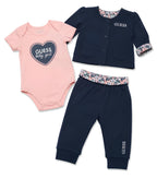 GUESS COMPLETO 3 PZ. BIMBA. COTONE.