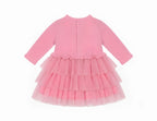 GUESS ABITO+PARIGINE, NEONATA. FODERA COTONE. MAGLIA VISCOSA/POLIESTERE.