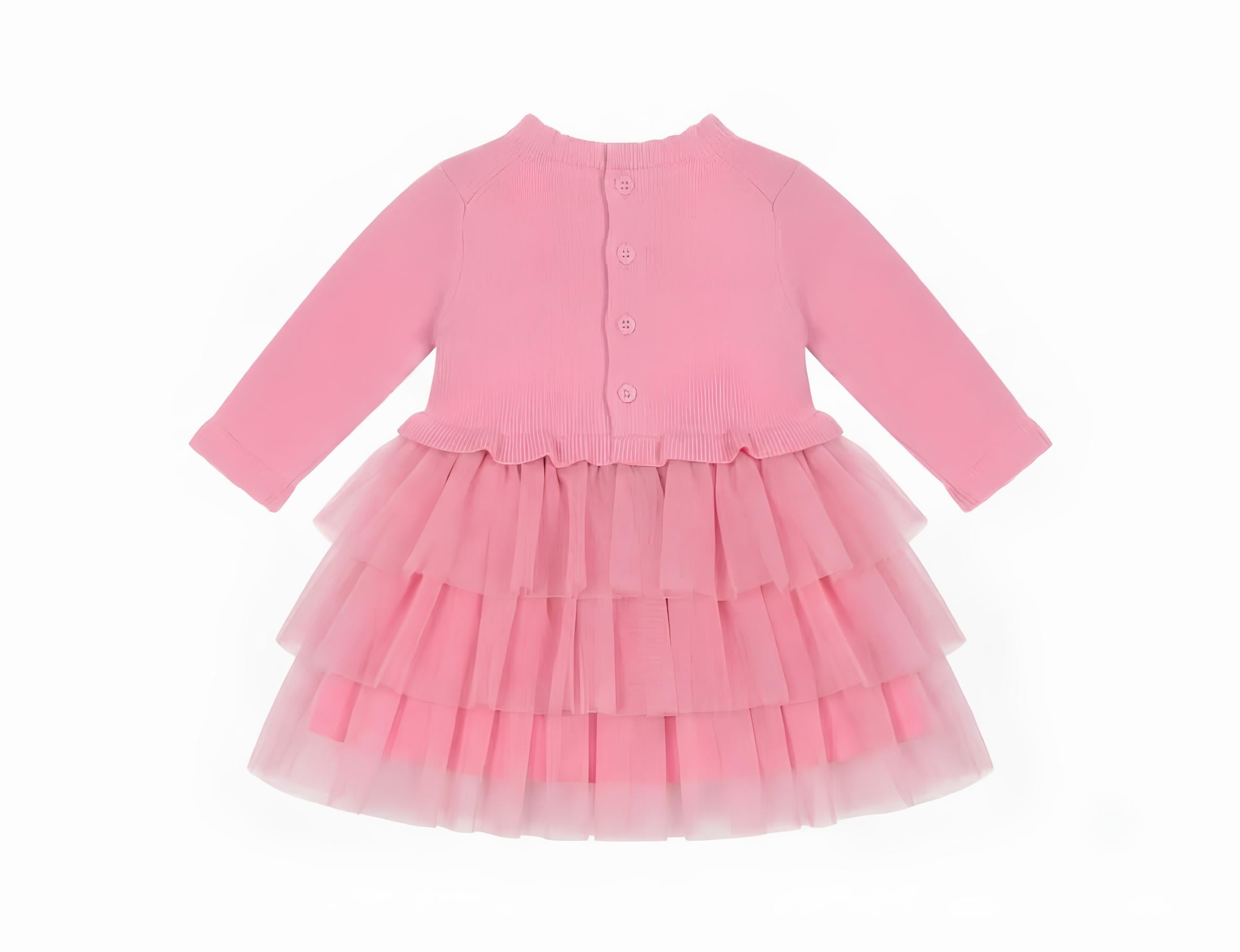 GUESS ABITO+PARIGINE, NEONATA. FODERA COTONE. MAGLIA VISCOSA/POLIESTERE.