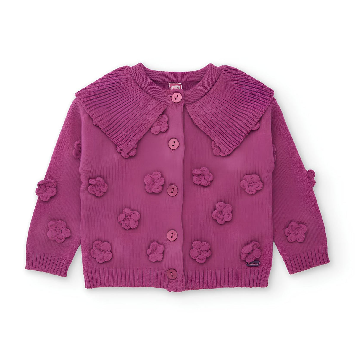 TUC TUC CARDIGAN CON COLLETTO BIMBA.