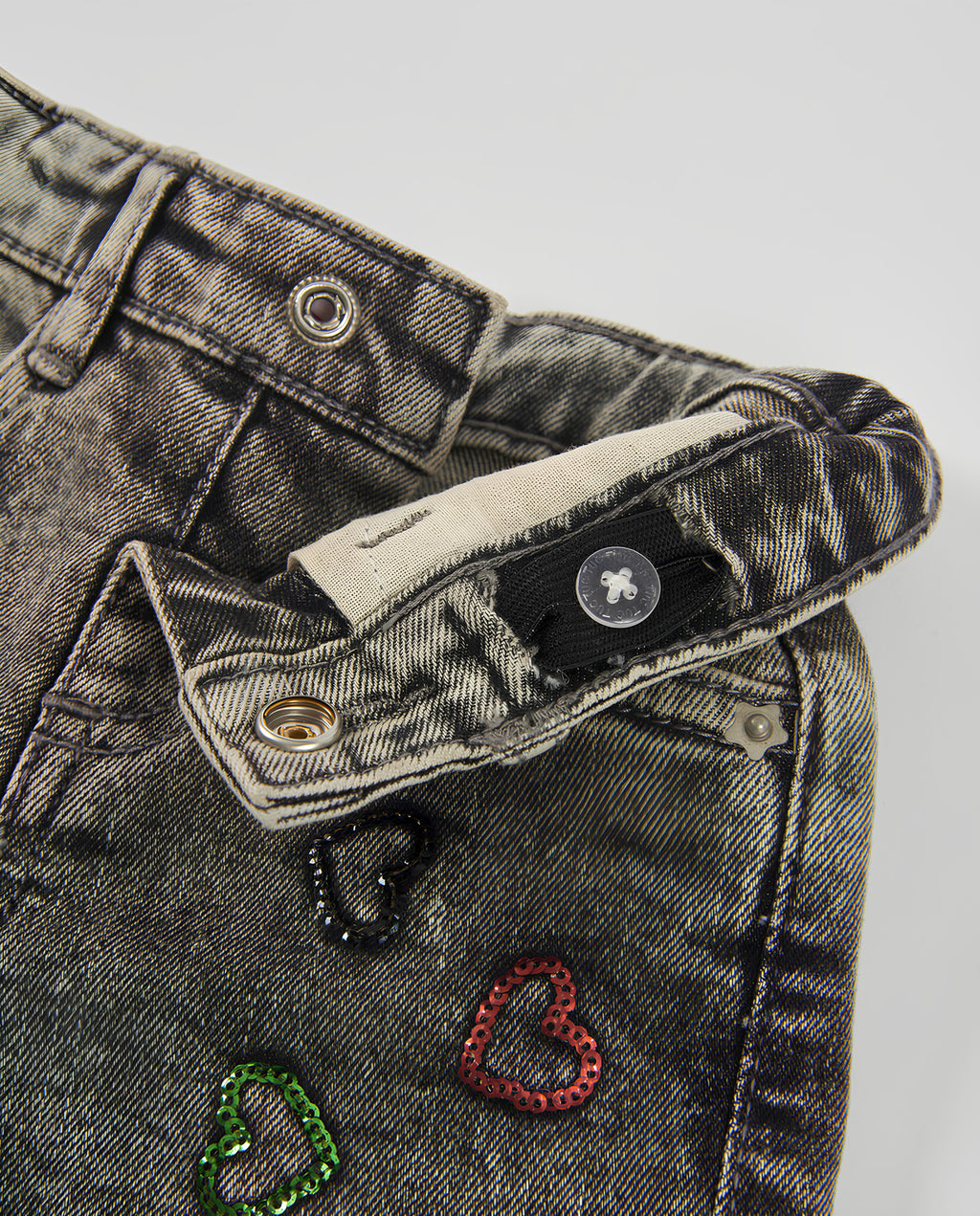 TUC TUC JEANS A PALAZZO BIMBA. COTONE.