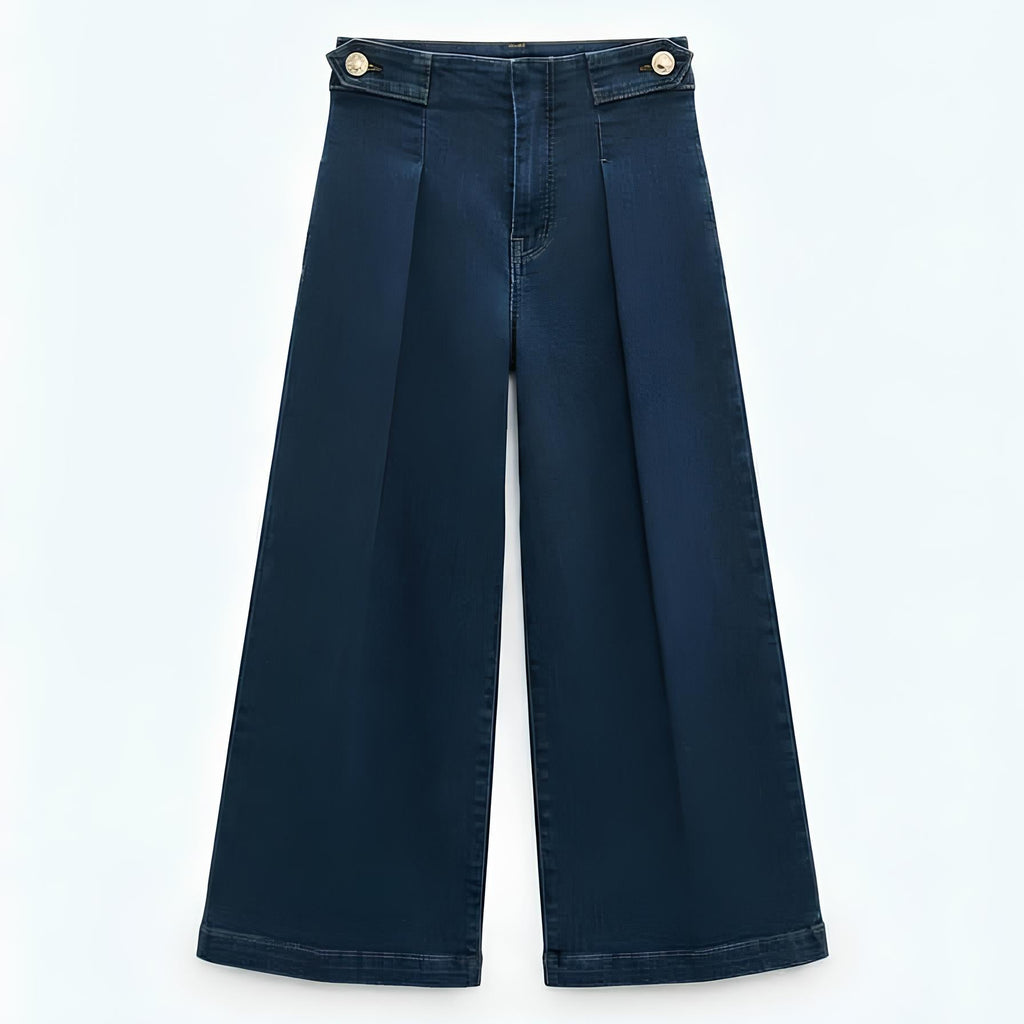 MAYORAL JEANS A PALAZZO BIMBA. COTONE.