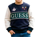 GUESS FELPA GIROCOLLO BIMBO. COTONE GARZATO.