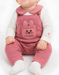 GUESS COMPLETO SALOPETTE IN MAGLIA NEONATA. COTONE.