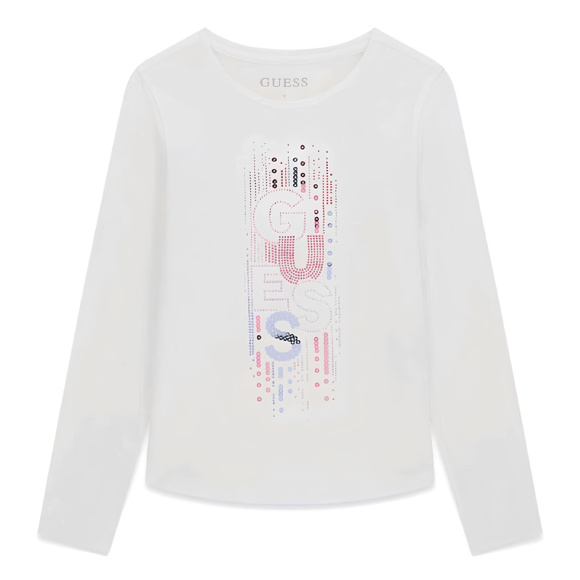 GUESS MAGLIETTA MANICA LUNGA RAGAZZA. COTONE.