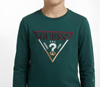 GUESS MAGLIETTA MANICA LUNGA RAGAZZO. COTONE.
