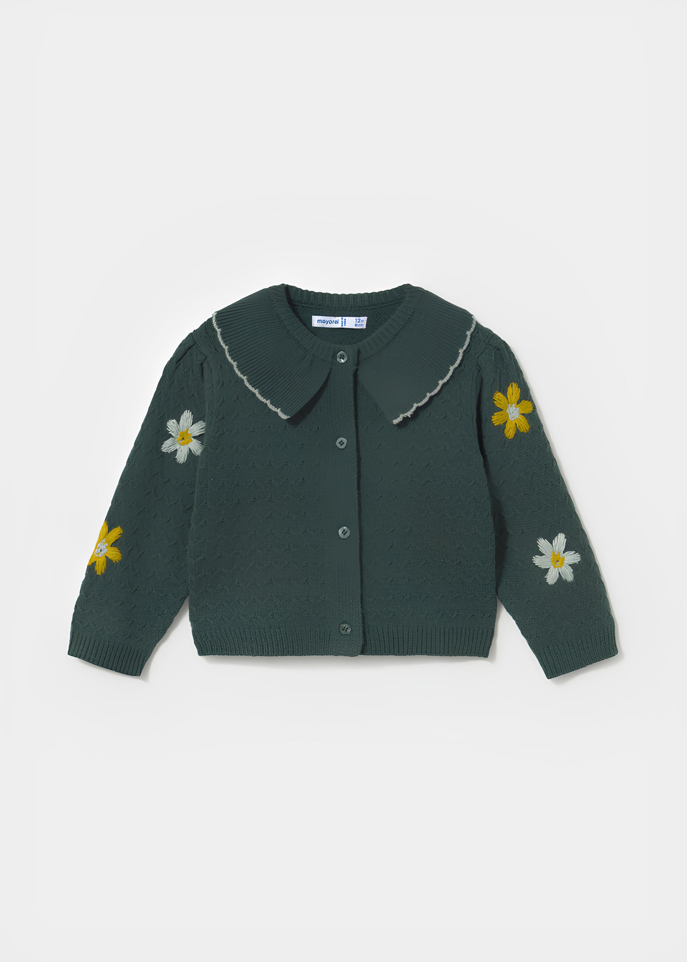 MAYORAL CARDIGAN CON COLLETTO BIMBA.