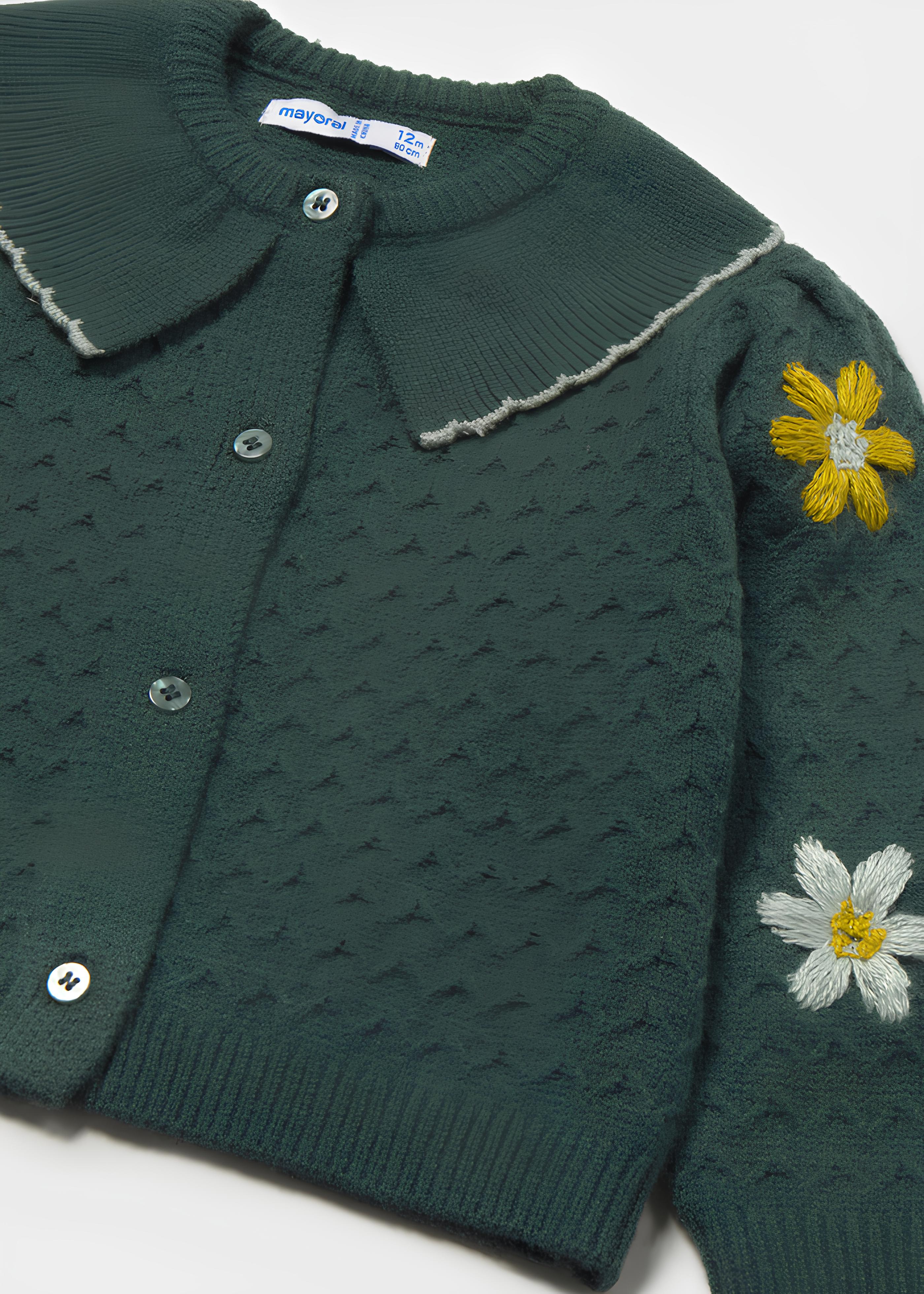 MAYORAL CARDIGAN CON COLLETTO BIMBA.