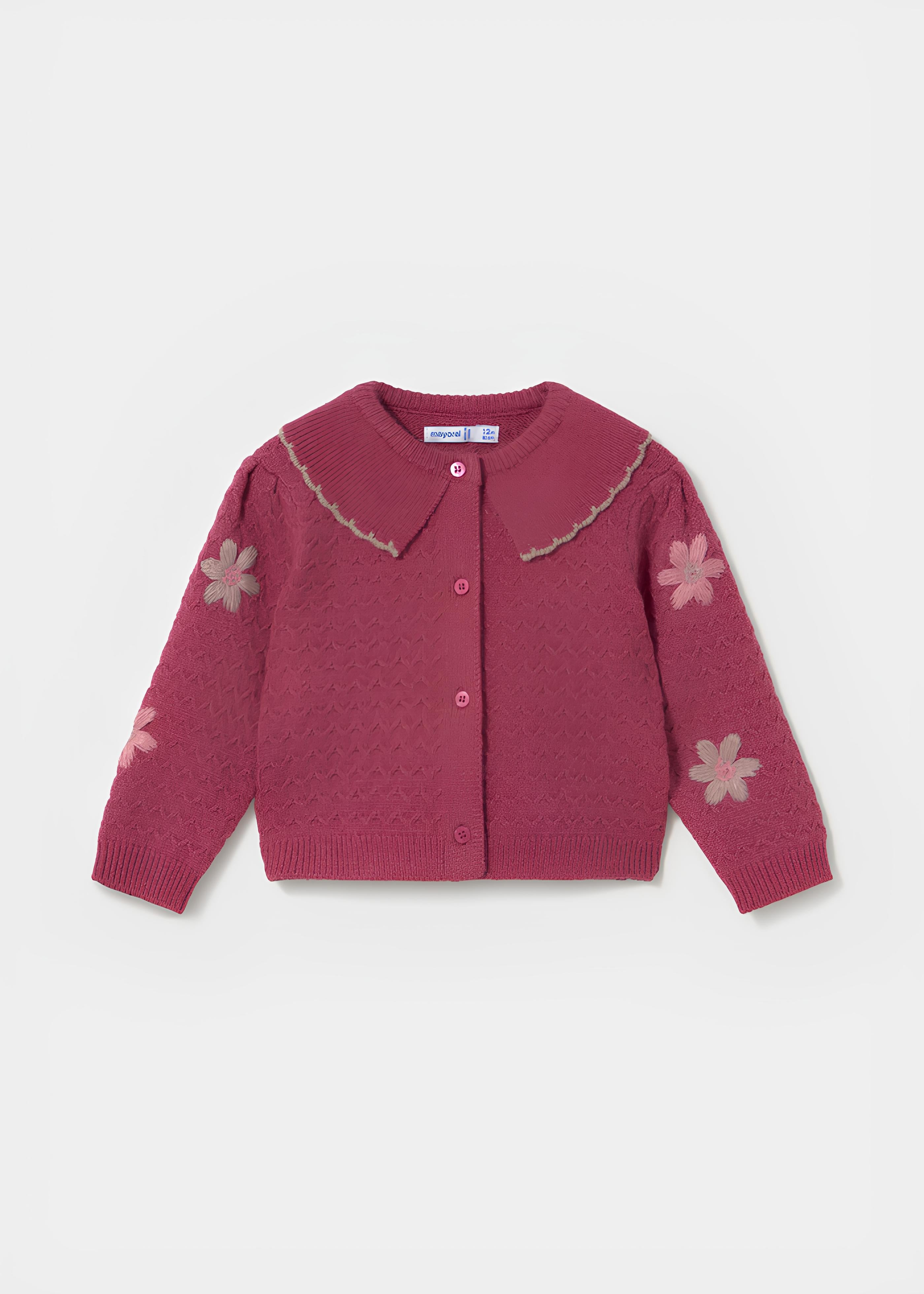 MAYORAL CARDIGAN CON COLLETTO BIMBA.