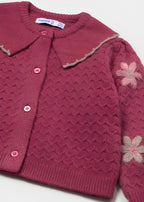 MAYORAL CARDIGAN CON COLLETTO BIMBA.