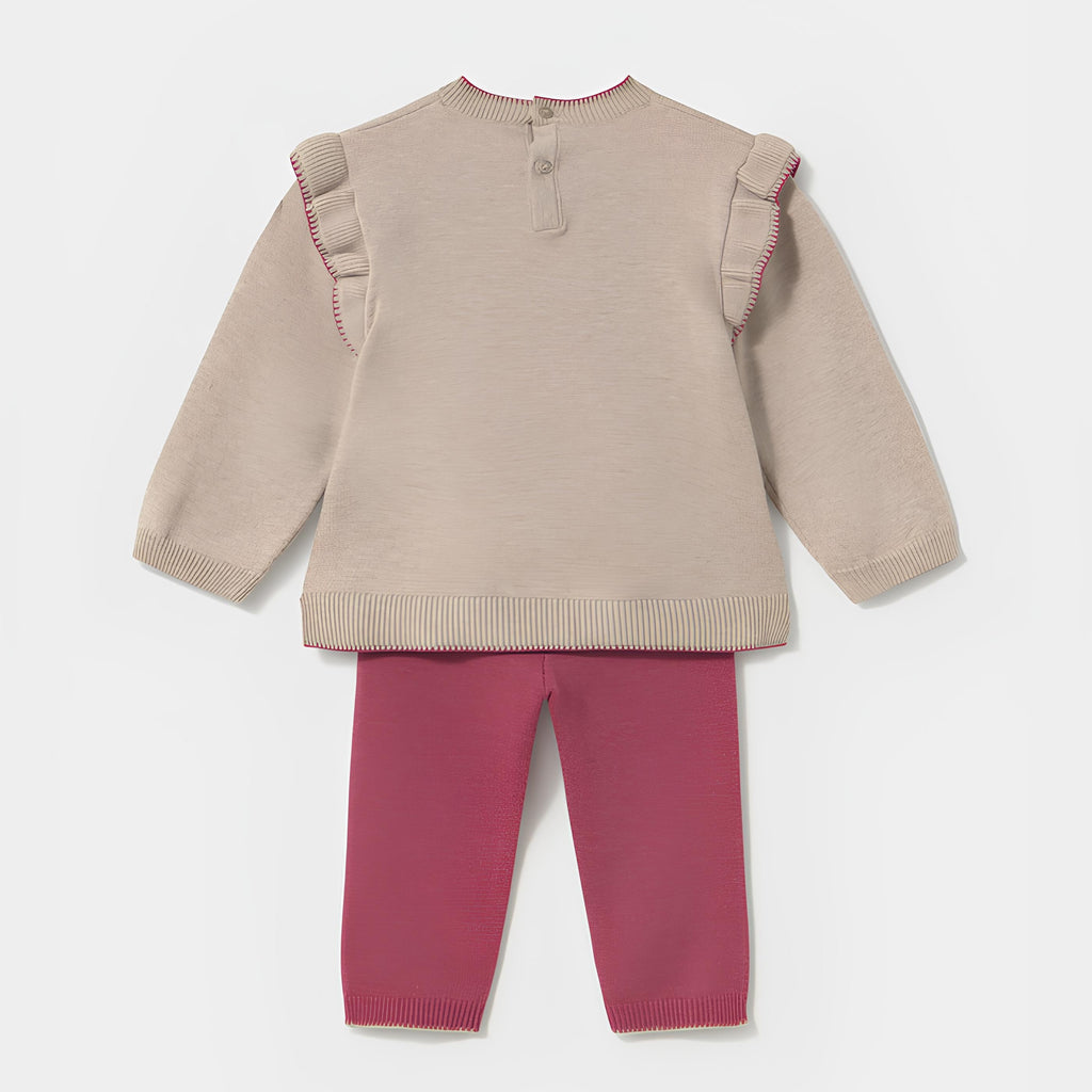 MAYORAL COMPLETO 2 PZ. IN MAGLIA BIMBA .