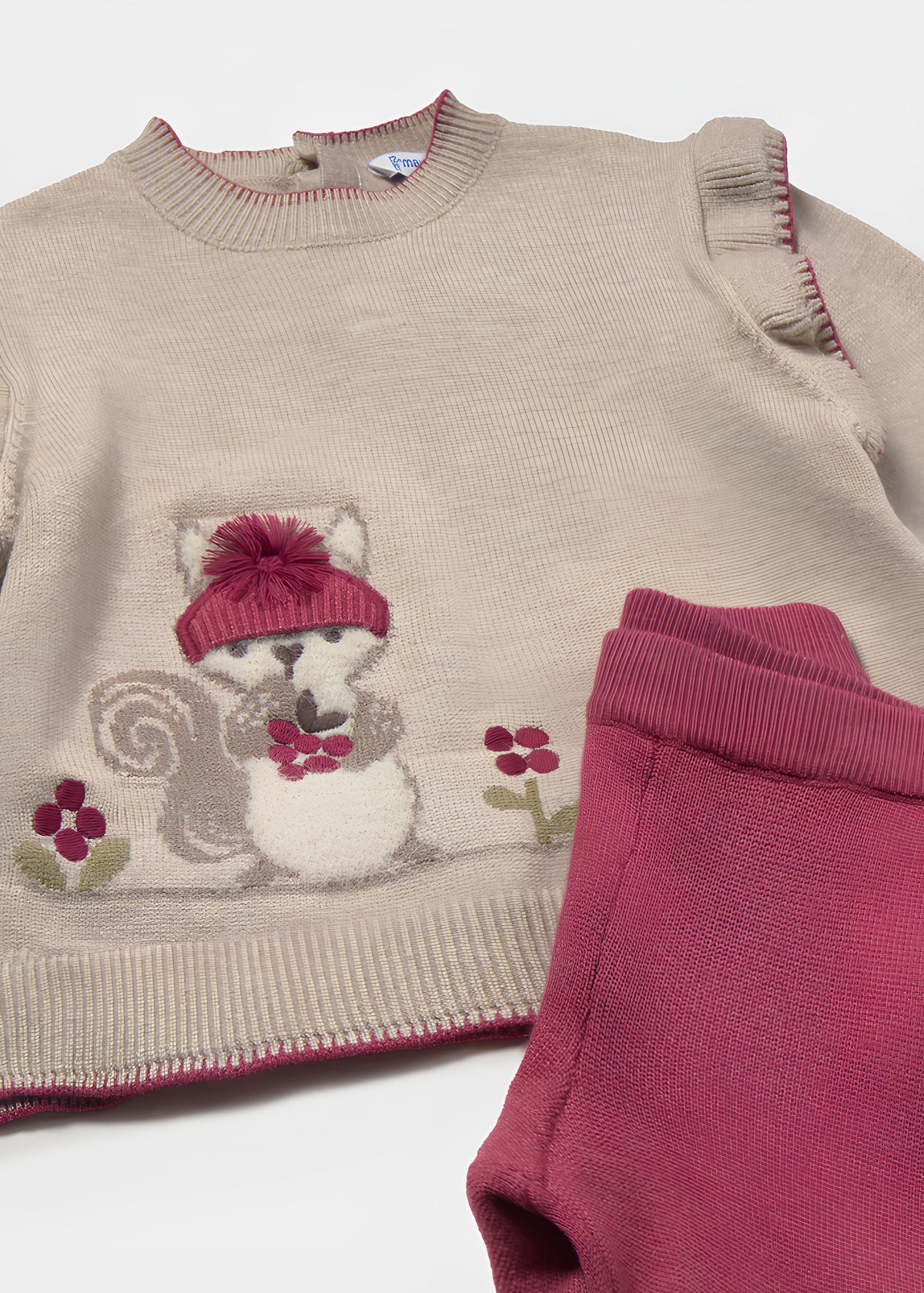 MAYORAL COMPLETO 2 PZ. IN MAGLIA BIMBA .