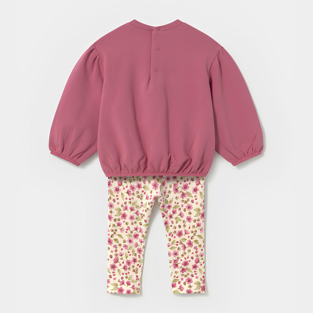MAYORAL COMPLETO 2 PZ. BIMBA. COTONE FELPATO.