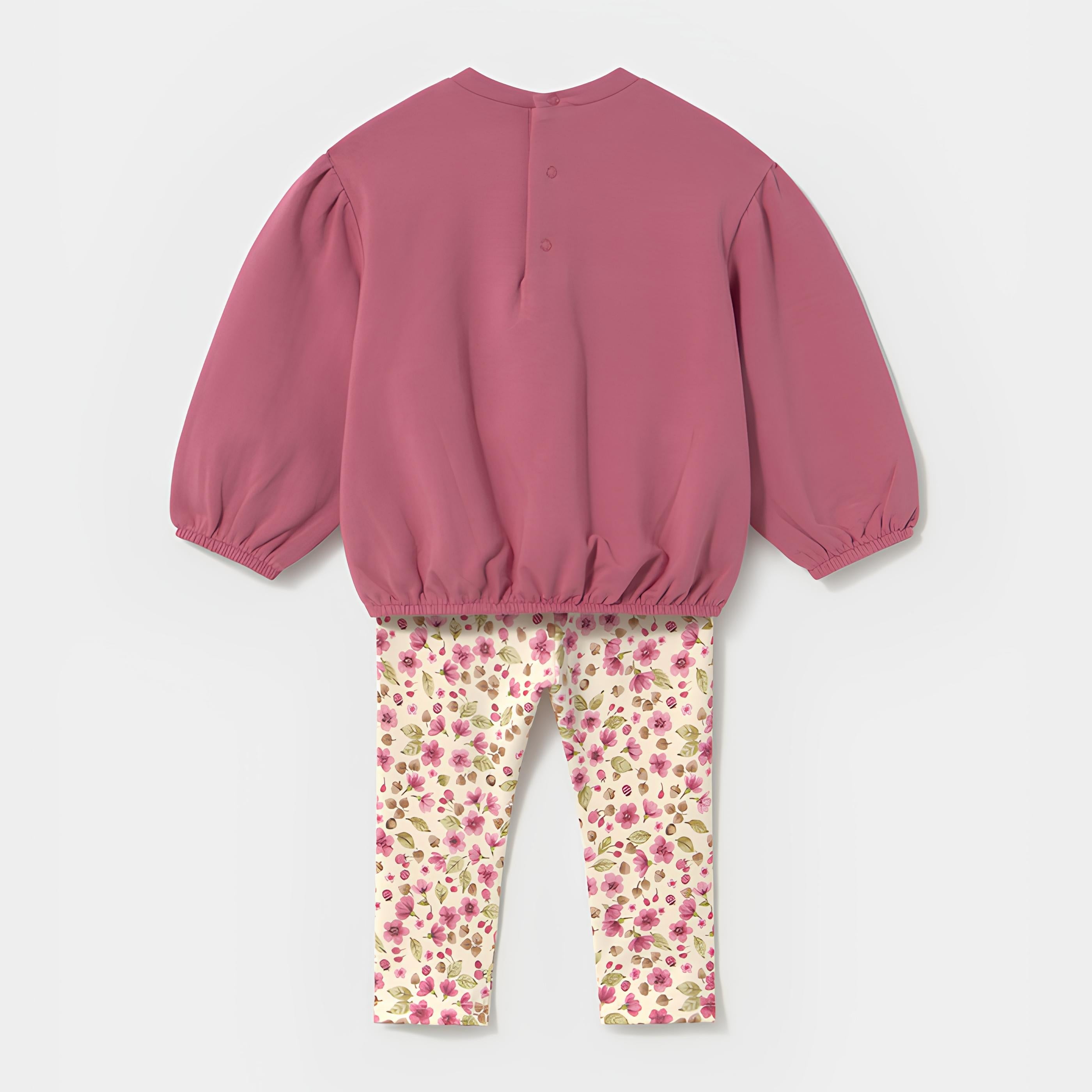 MAYORAL COMPLETO 2 PZ. BIMBA. COTONE FELPATO.