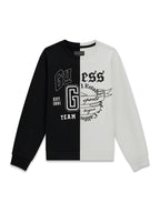 GUESS FELPA RAGAZZO. COTONE GARZATO.