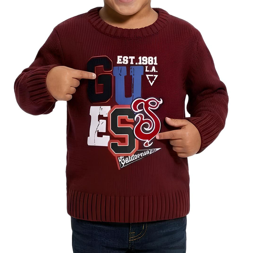 GUESS MAGLIONE BIMBO. COTONE.