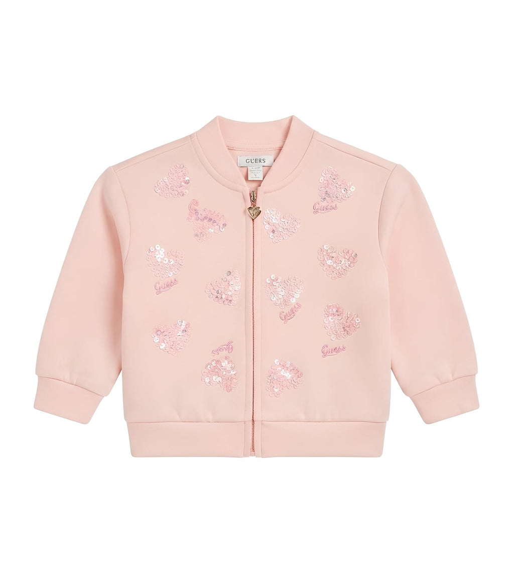 GUESS FELPA BIMBA, COTONE GARZATO.