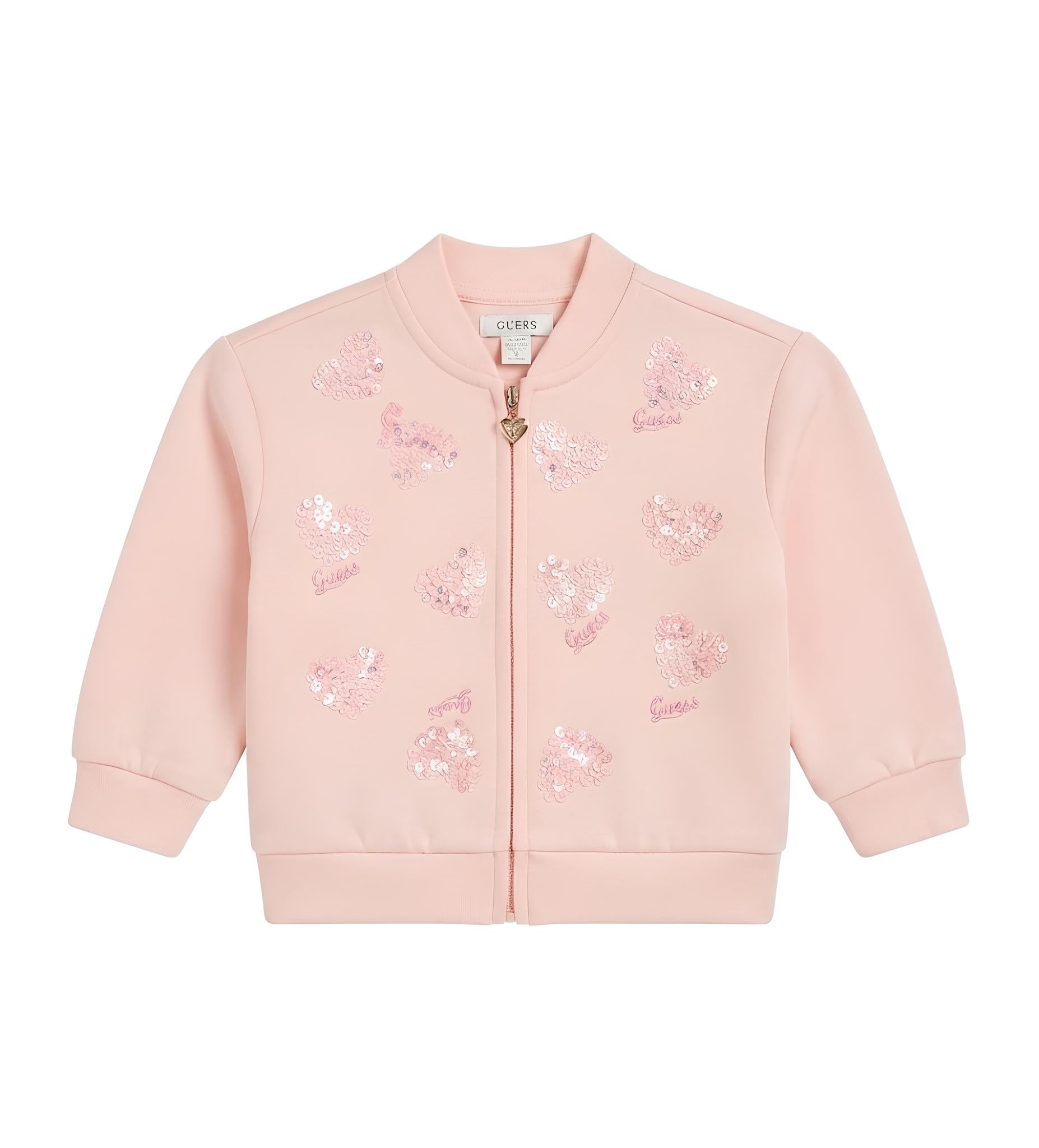 GUESS FELPA BIMBA, COTONE GARZATO.