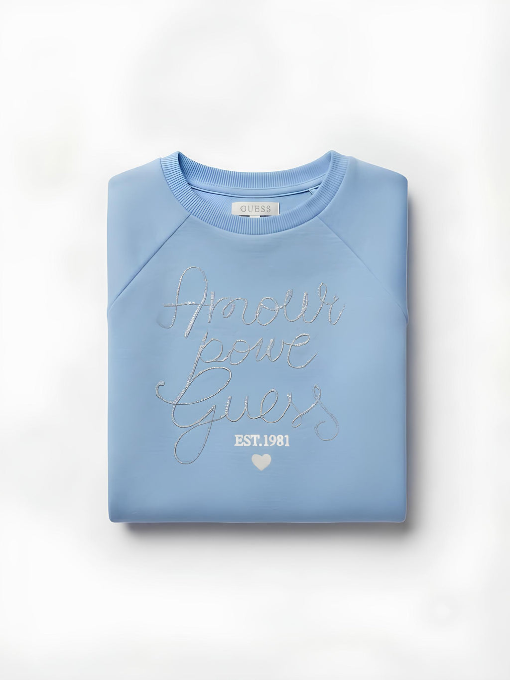 GUESS FELPA RAGAZZA. COTONE GARZATO.