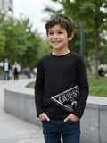 GUESS MAGLIETTA MANICA LUNGA RAGAZZO.COTONE.