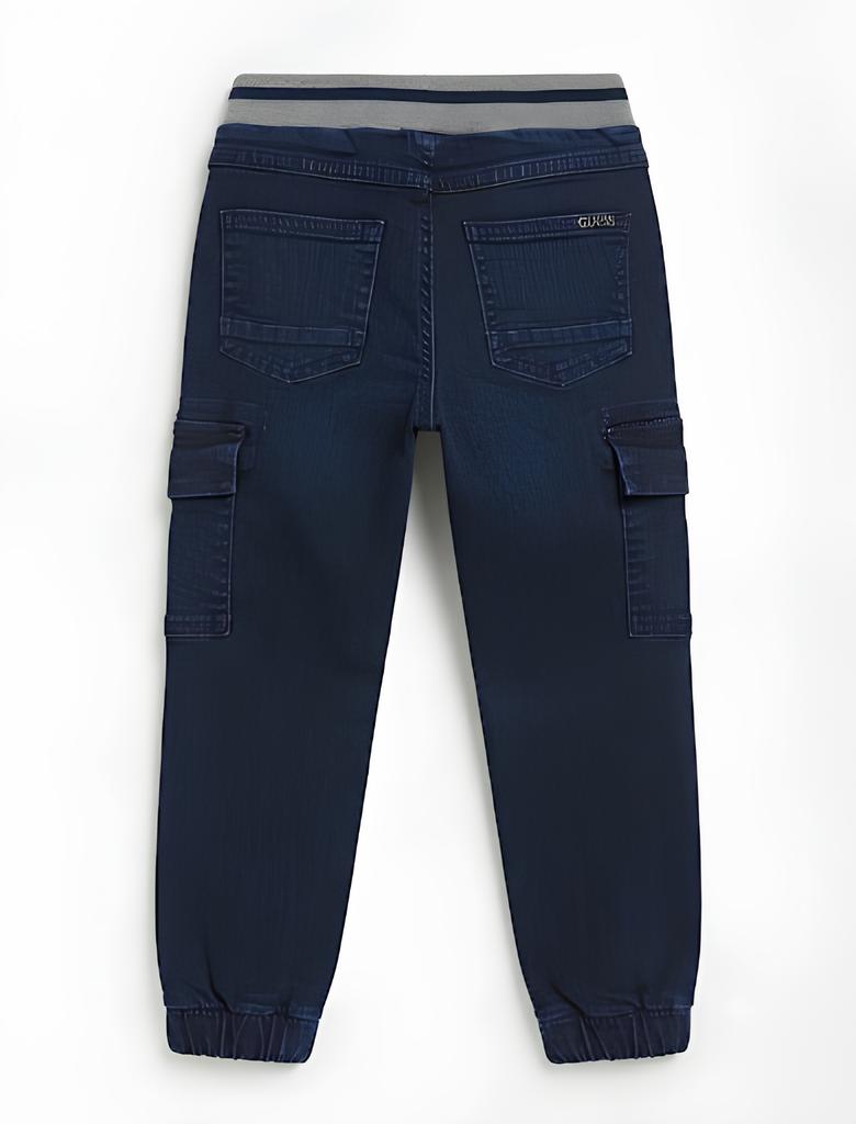 GUESS JEANS CARGO BIMBO OVERSIZE FIT. COTONE.