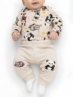 GUESS COMPLETO 5 PZ. UNISEX, NEONATO. COTONE.