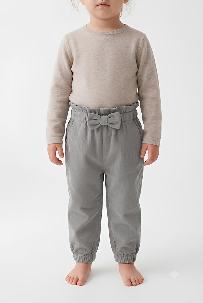 YOURS PANTALONE IN VELLUTO A COSTINE BIMBA.