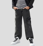 GUESS JEANS CARGO RAGAZZO. COTONE.