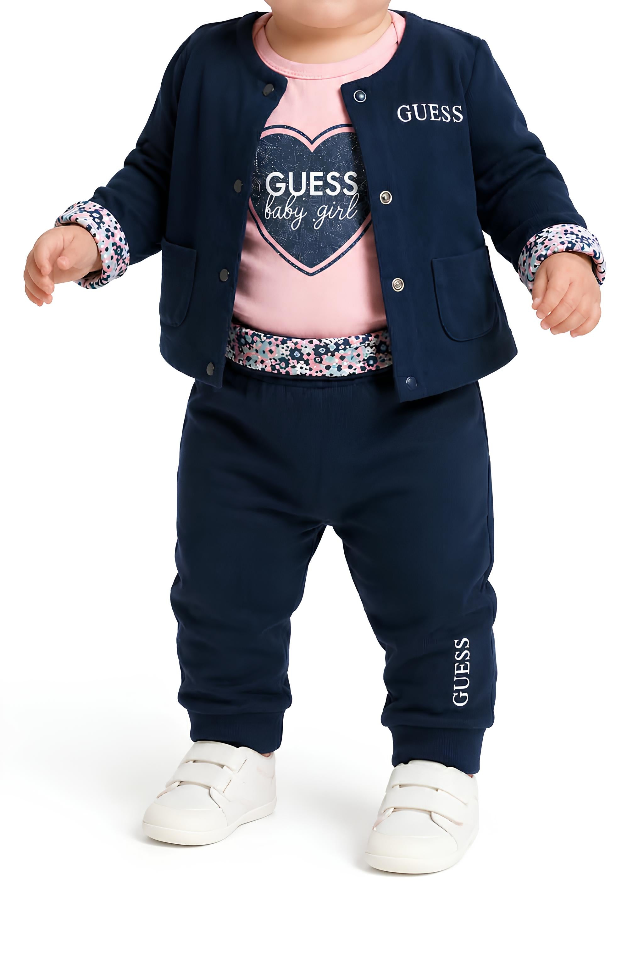 GUESS COMPLETO 3 PZ. BIMBA. COTONE.