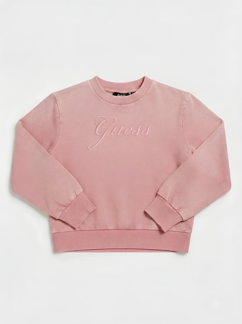 GUESS FELPA RAGAZZA . COTONE GARZATO.
