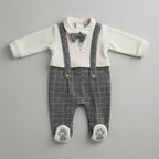 Yours tutina intera neonato. Ciniglia - grigio