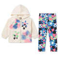 Tuc Tuc tuta 2 pz. bimba. Cotone felpato.