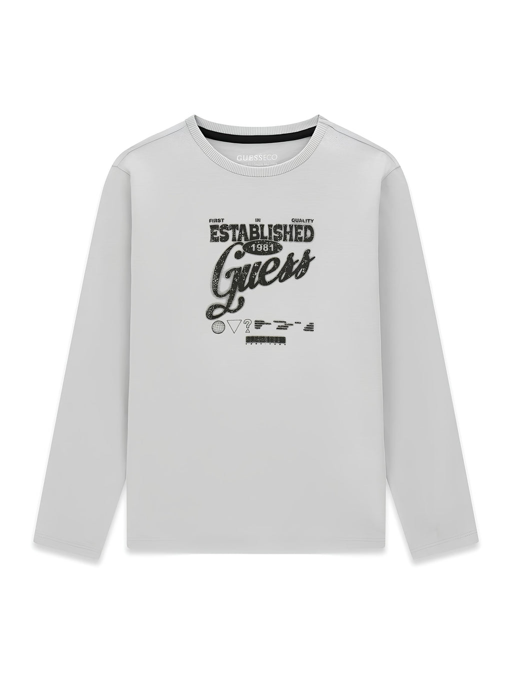GUESS MAGLIETTA MANICA LUNGA RAGAZZO.COTONE.
