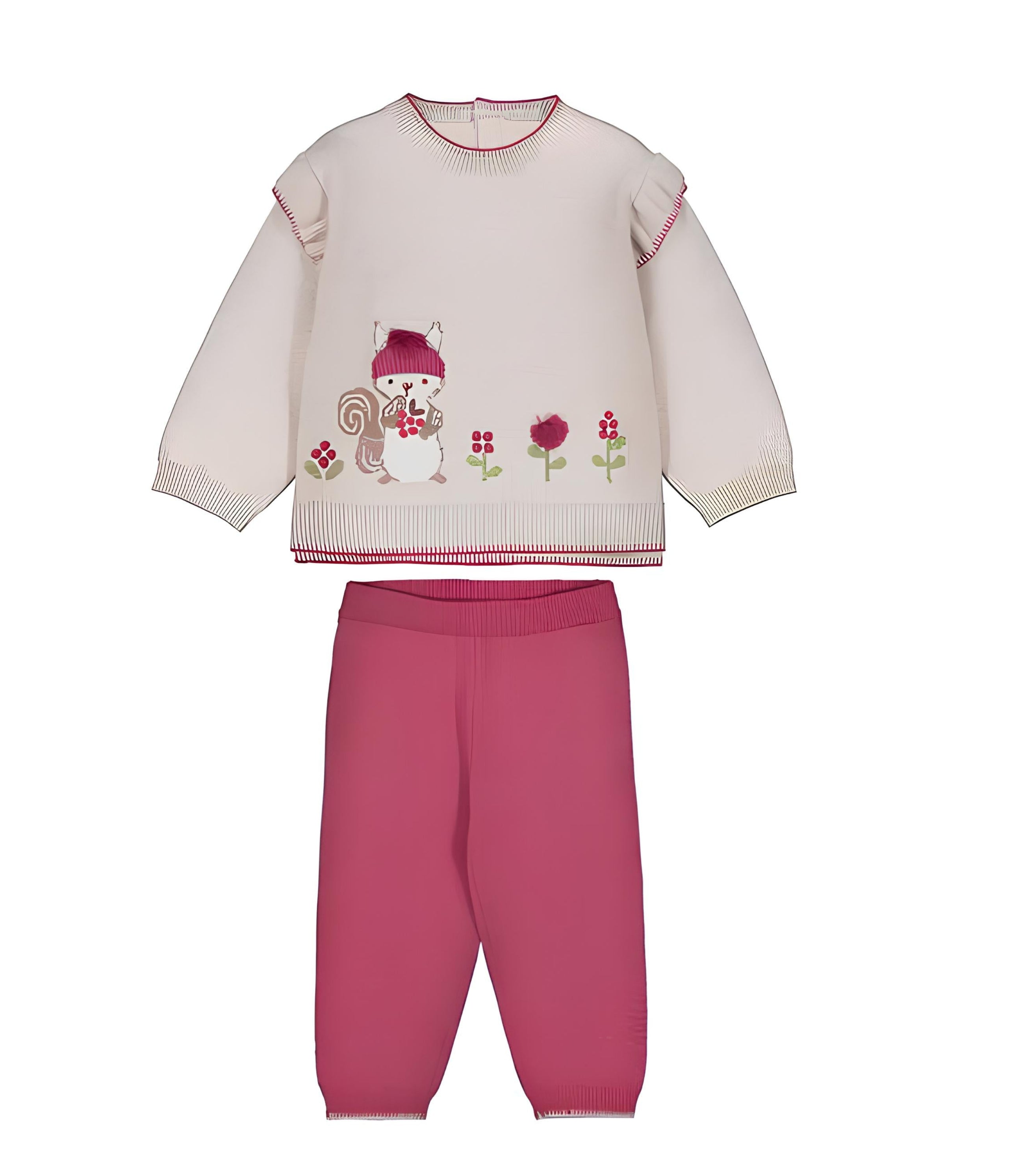 MAYORAL COMPLETO 2 PZ. IN MAGLIA BIMBA .