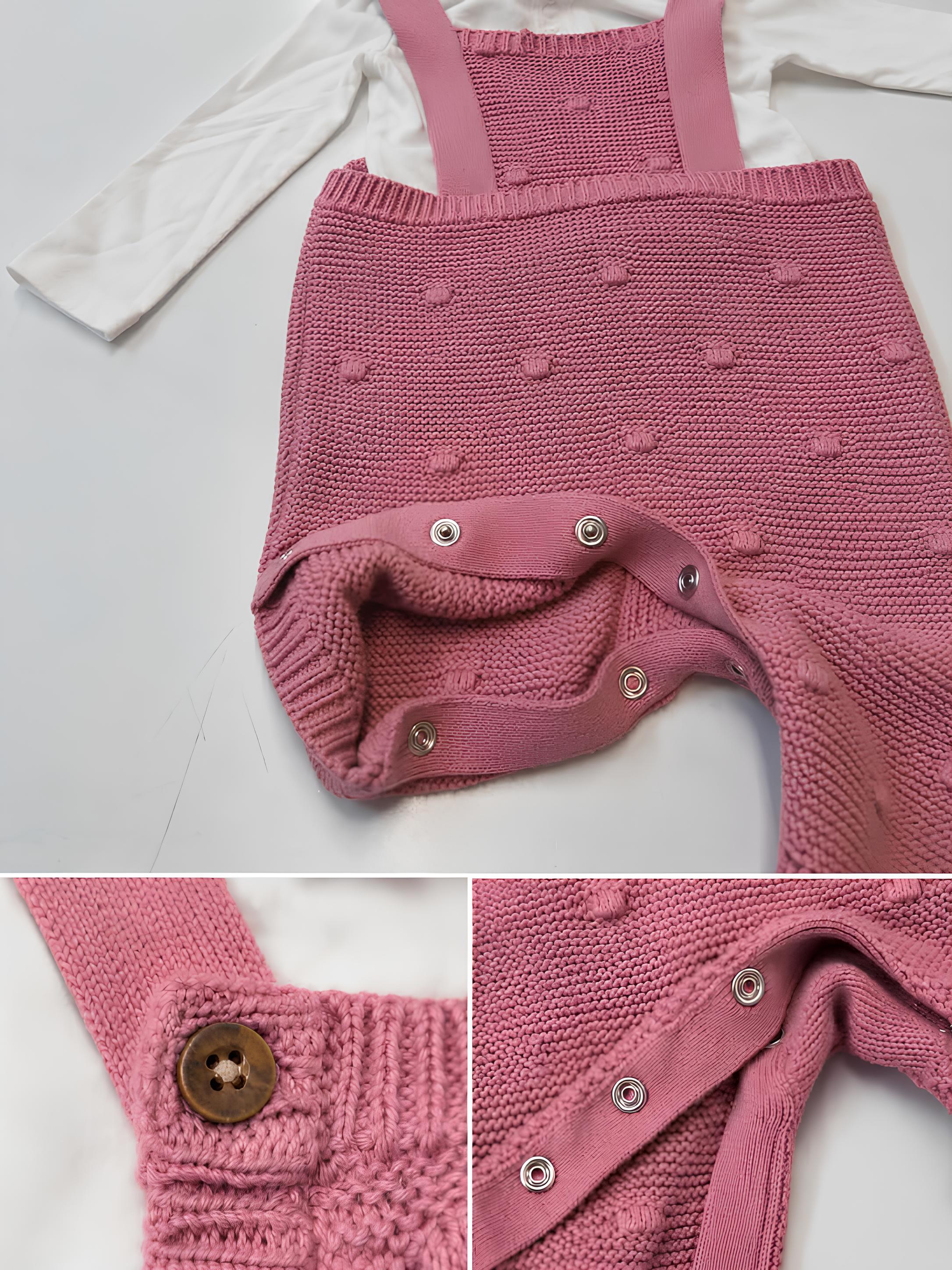 GUESS COMPLETO SALOPETTE IN MAGLIA NEONATA. COTONE.