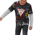 GUESS MAGLIETTA MANICA LUNGA RAGAZZO. COTONE.
