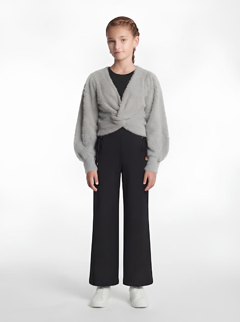 Yours cardigan con nodo ragazza. Acrilico.