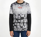 GUESS MAGLIETTA MANICA LUNGA RAGAZZO.COTONE.