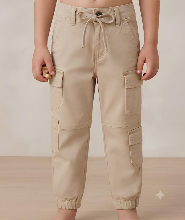 YOURS PANTALONE CARGO BIMBO. COTONE.