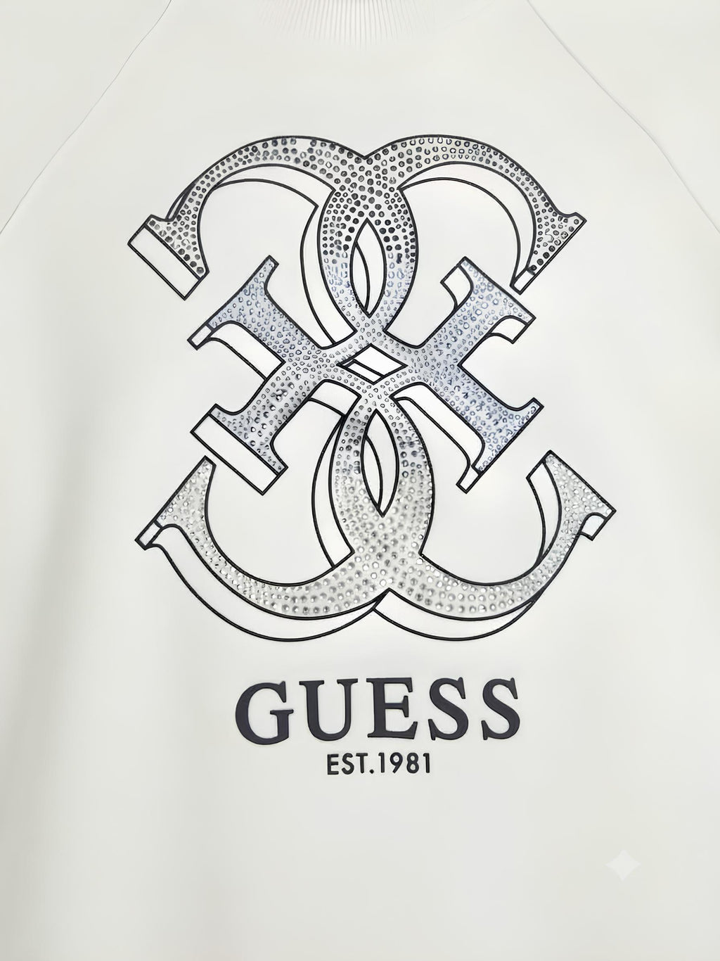 GUESS FELPA BIMBA . COTONE GARZATO.