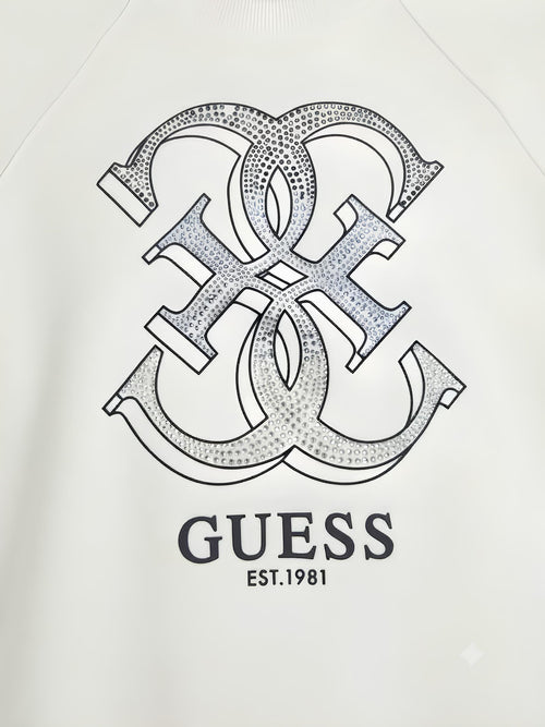 GUESS FELPA BIMBA . COTONE GARZATO.