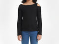 GUESS MAGLIETTA MANICA LUNGA RAGAZZA. COTONE A COSTINE.
