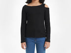 GUESS MAGLIETTA MANICA LUNGA RAGAZZA. COTONE A COSTINE.