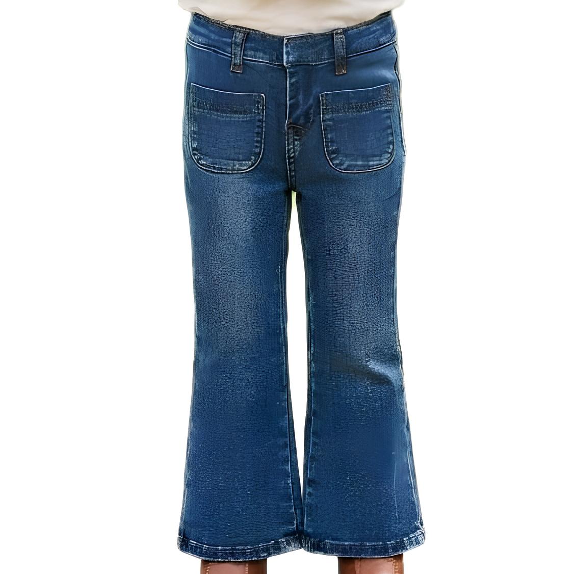 GUESS JEANS BIMBA A ZAMPA. COTONE.