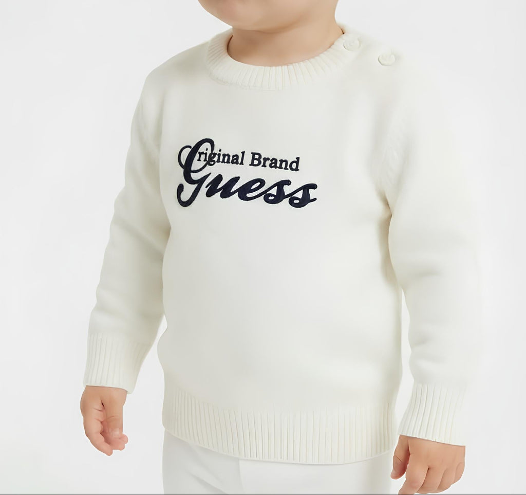 GUESS MAGLIONE NEONATO/BIMBO. COTONE/MODAL.