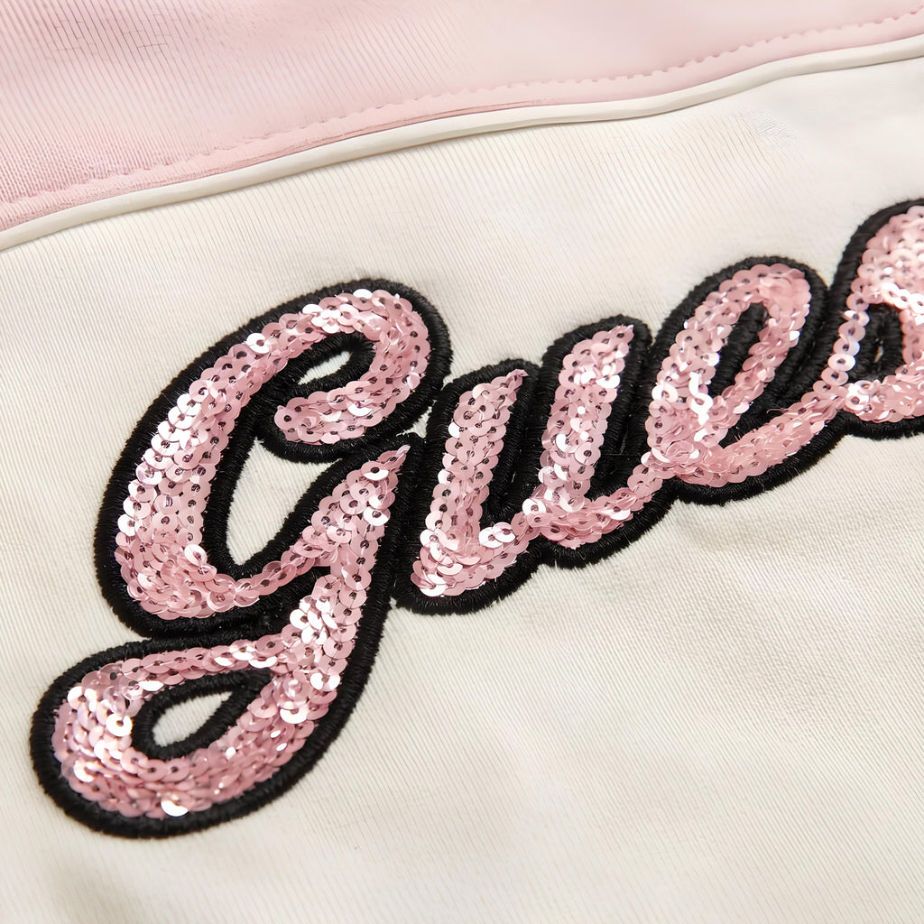 Guess felpa bimba. Cotone garzato.
